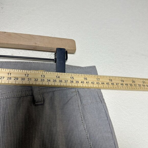 Hugo Boss Orange Grey Slim Straight Chino Pant Men 34x31 Dress Designer Prep - Picture 6 of 13